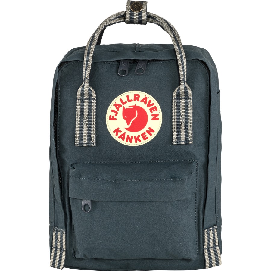 Kånken Mini Fjällräven Outlets Navy-Long Stripes