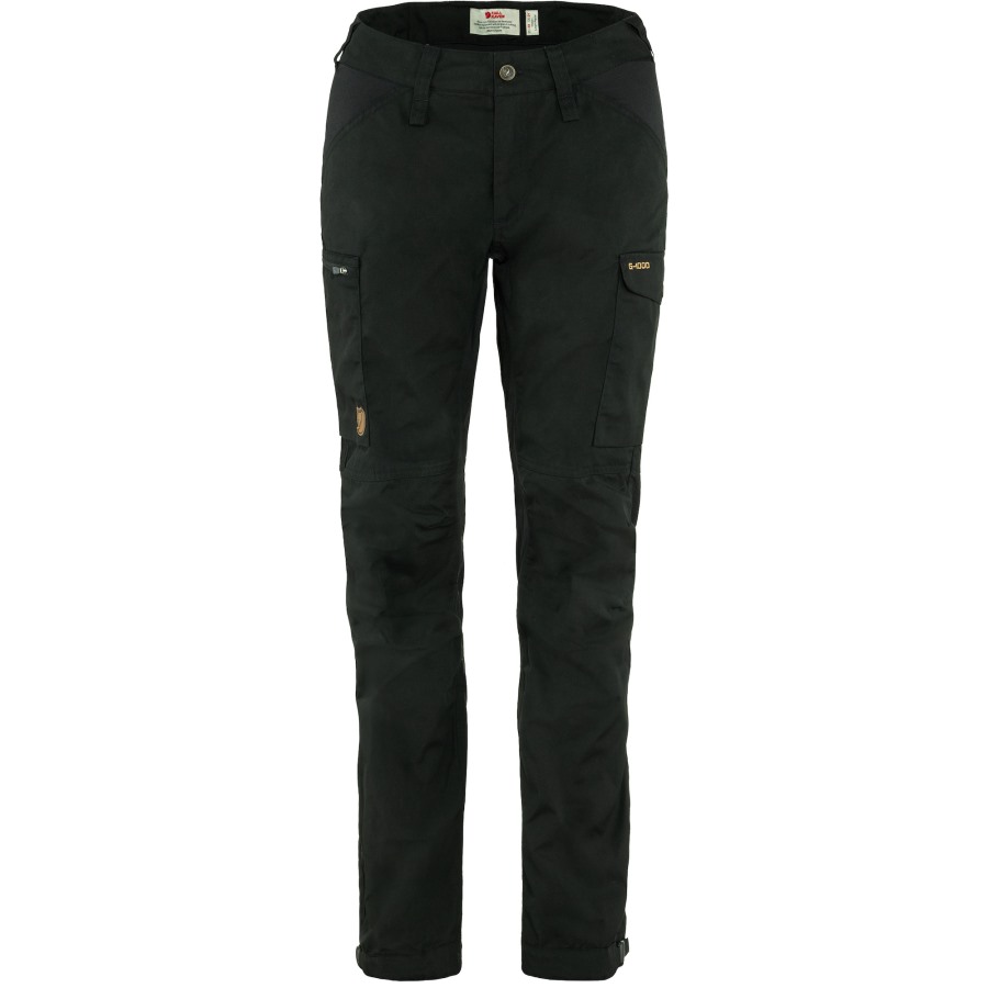 Kaipak Trousers Curved W Black Fjällräven Outlets