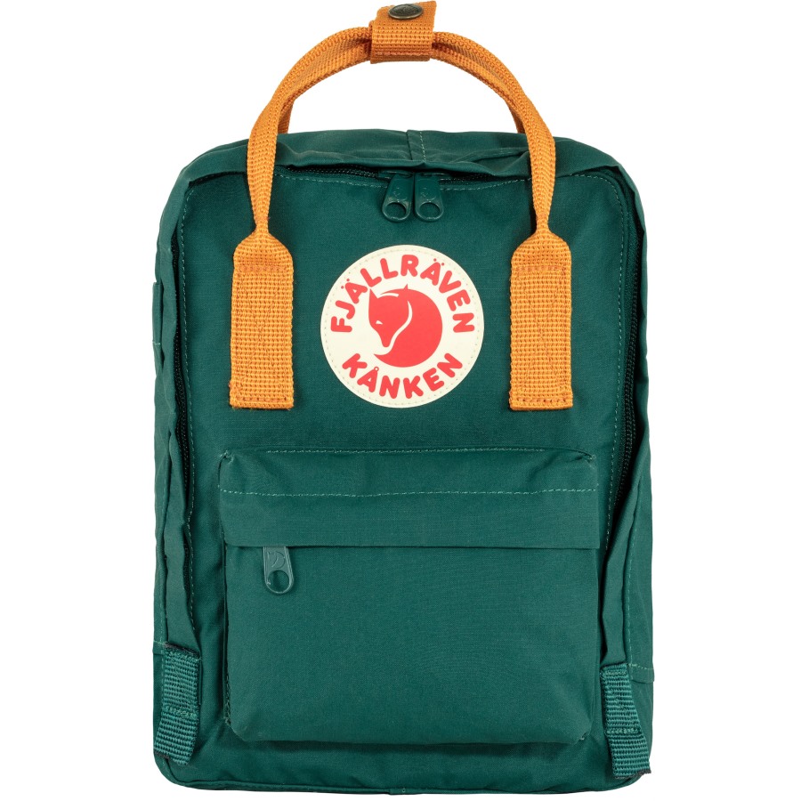 Fjällräven Outlets Arctic Green-Spicy Orange Kånken Mini