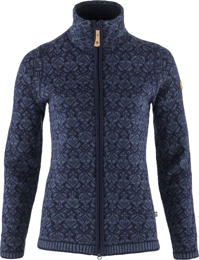 Snow Cardigan W Dark Navy Fjällräven Outlets