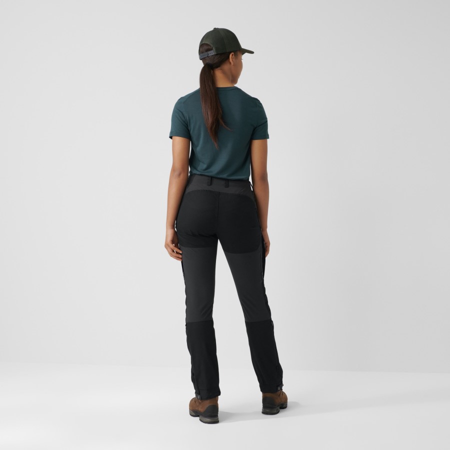 Fjällräven Outlets Cabin Red-Rowan Red Keb Trousers W Short