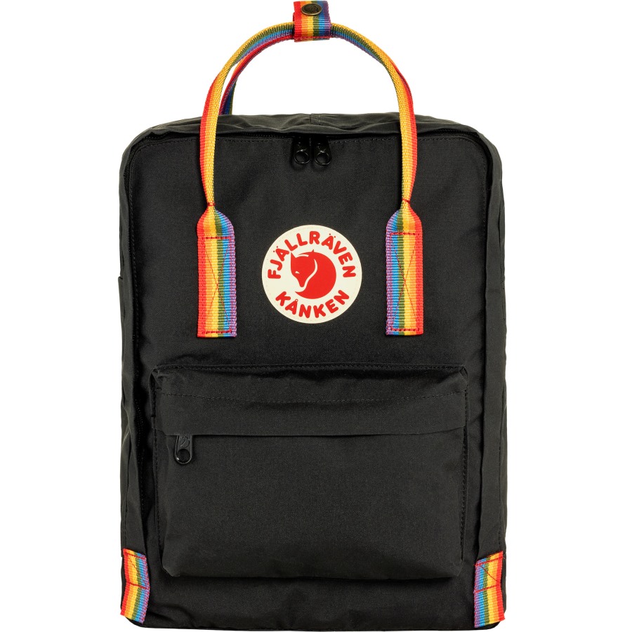 Fjällräven Outlets Kånken Rainbow Black-Rainbow Pattern