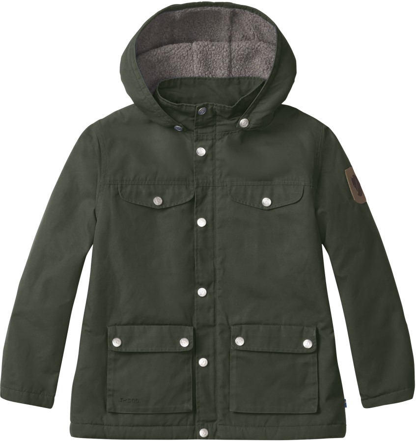 Kids Greenland Winter Jacket Fjällräven Outlets Deep Forest