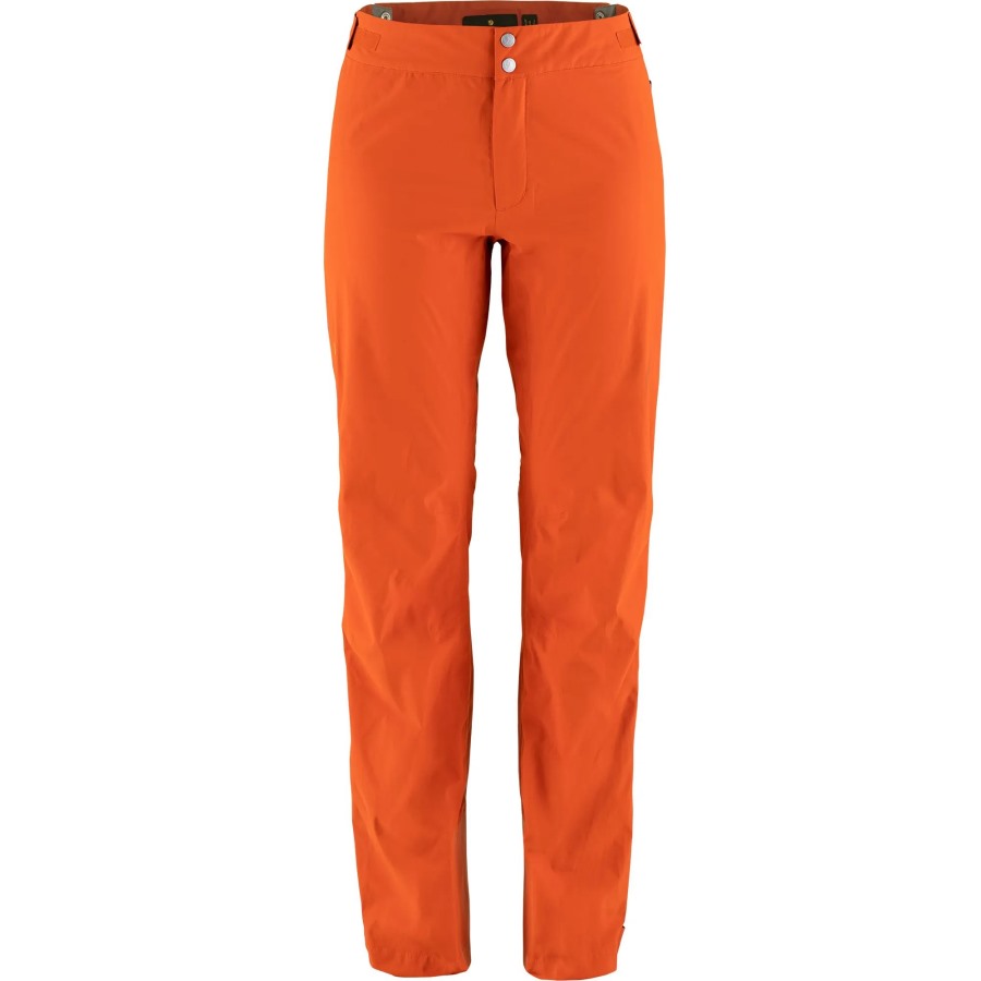 Bergtagen Lite Eco-Shell Trousers W Hokkaido Orange Fjällräven Outlets