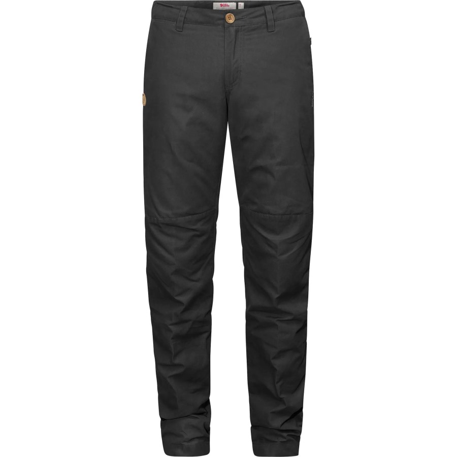 Fjällräven Outlets Srmland Tapered Winter Trousers W Long Dark Grey