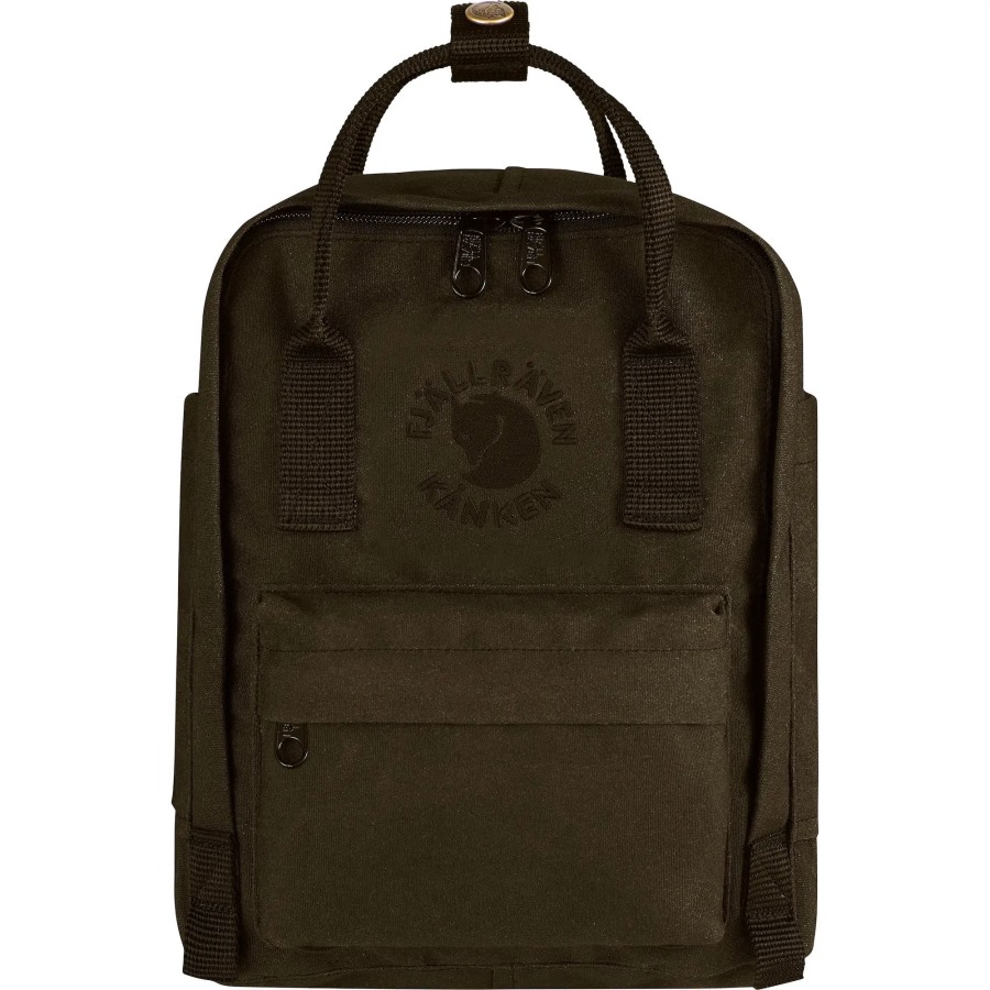 Dark Olive Fjällräven Outlets Re-Kånken Mini