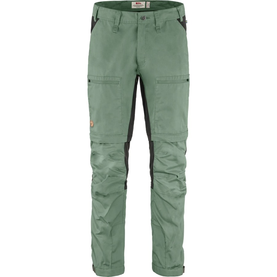 Fjällräven Outlets Abisko Lite Trekking Zip-Off M Long Patina Green-Dark Grey