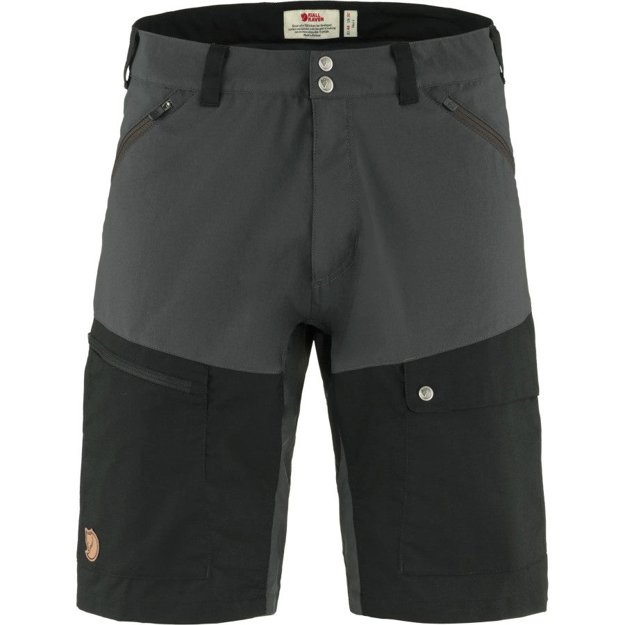 Dark Grey-Black Fjällräven Outlets Abisko Midsummer Shorts M