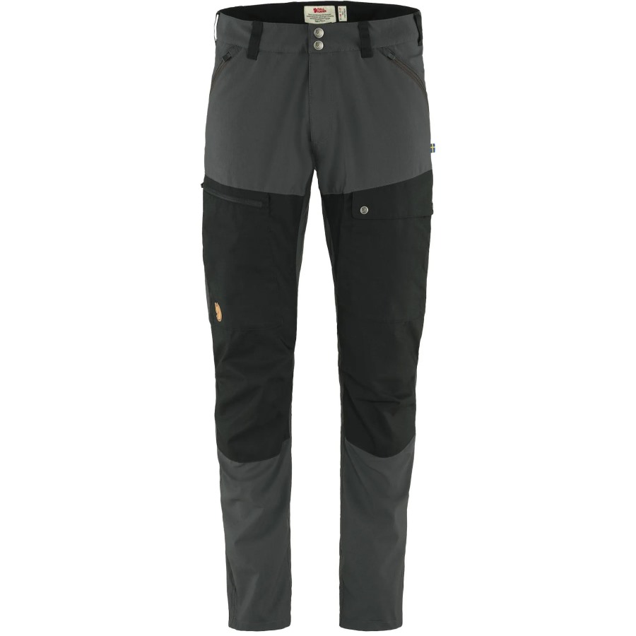 Dark Grey-Black Abisko Midsummer Trousers M Reg Fjällräven Outlets