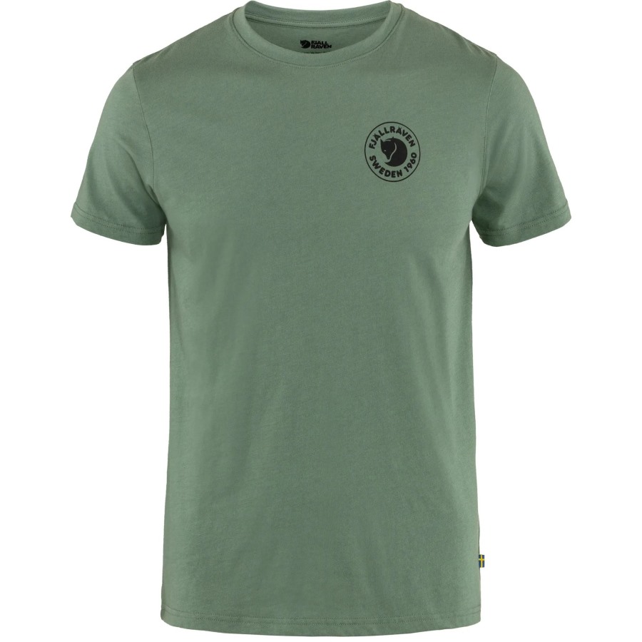 1960 Logo T-Shirt M Fjällräven Outlets Patina Green