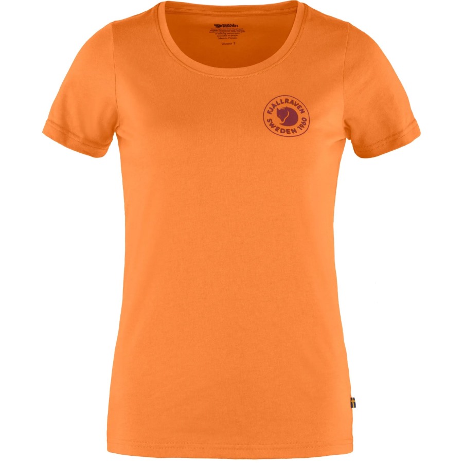 Fjällräven Outlets Spicy Orange 1960 Logo T-Shirt W