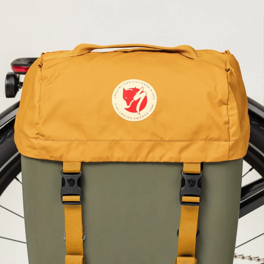 S/F Cave Lid Pack Ochre Fjällräven Ireland Outlets