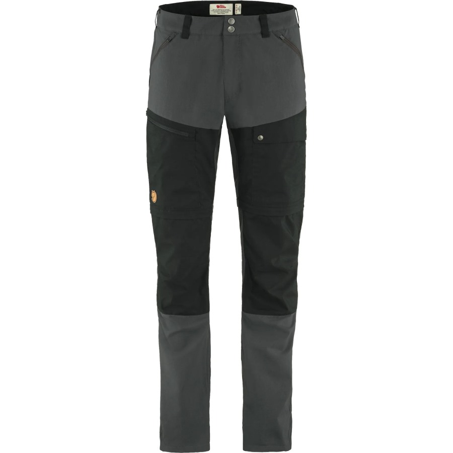 Dark Grey-Black Abisko Midsummer Zip Off Trousers M Long Fashion Fjällräven Outlets