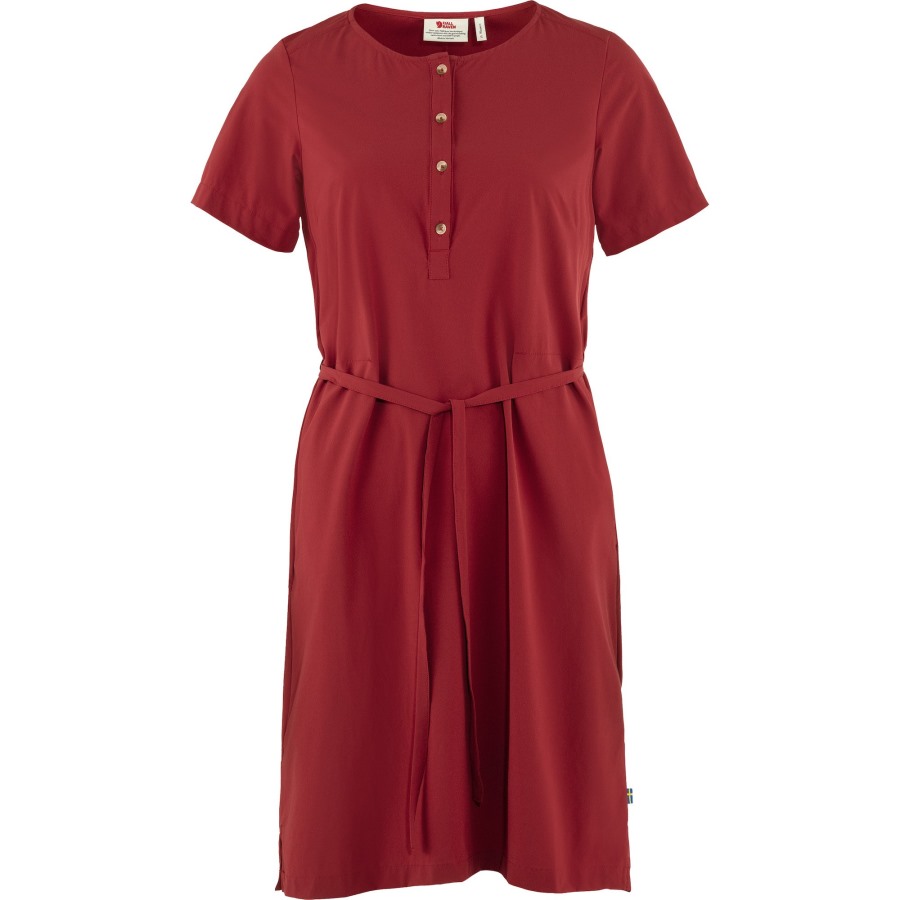 Övik Lite Dress W Fjällräven Outlets Pomegranate Red