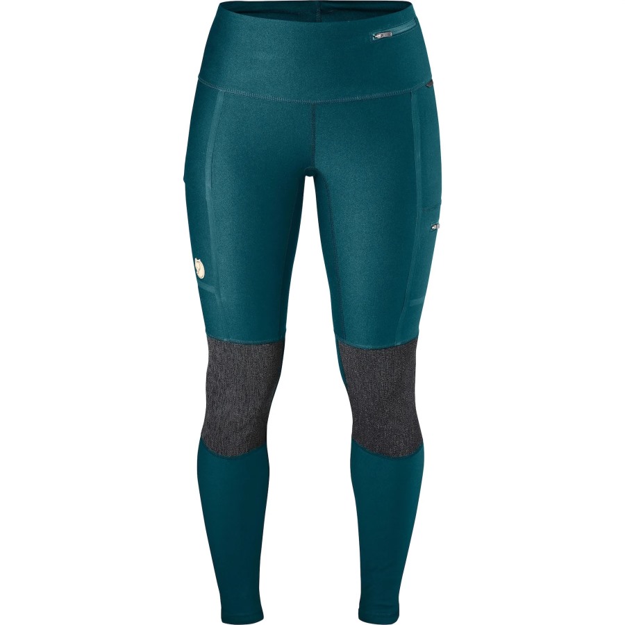 Abisko Trekking Tights W Glacier Green Fjällräven Outlets