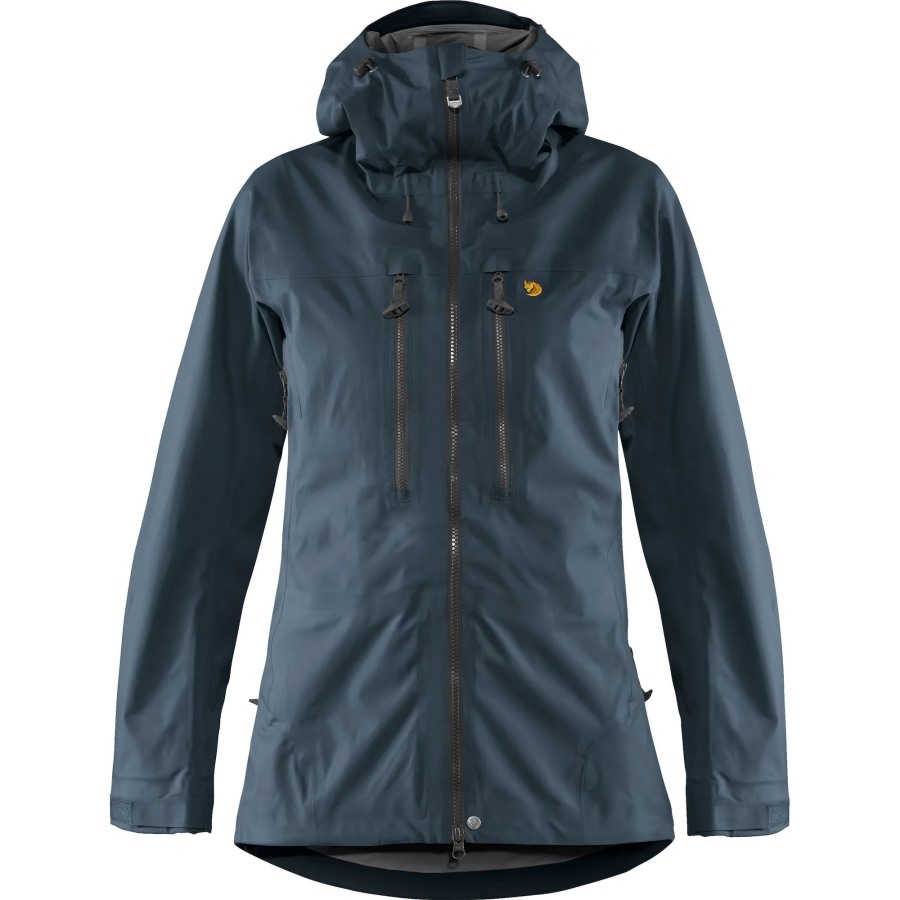 Fjällräven Outlets Mountain Blue Bergtagen Eco-Shell Jacket W