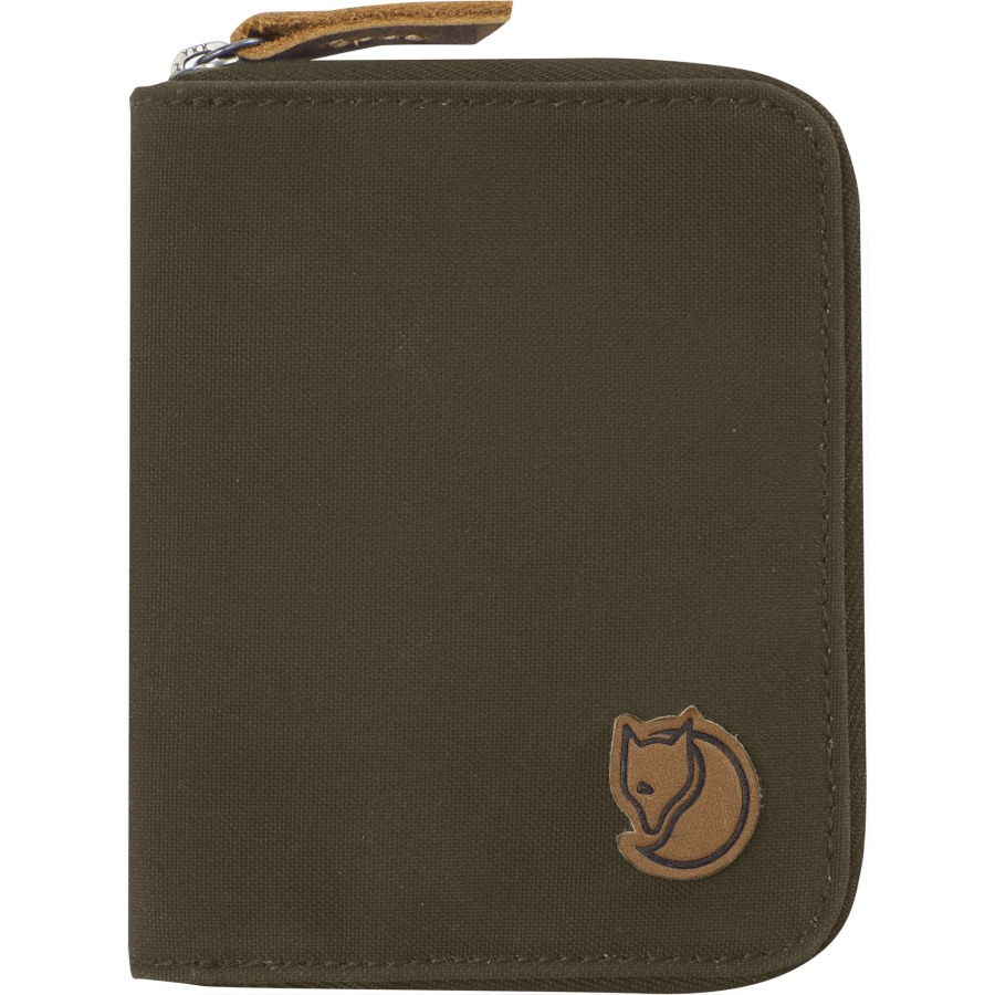 Dark Olive Zip Wallet Fjällräven Outlets