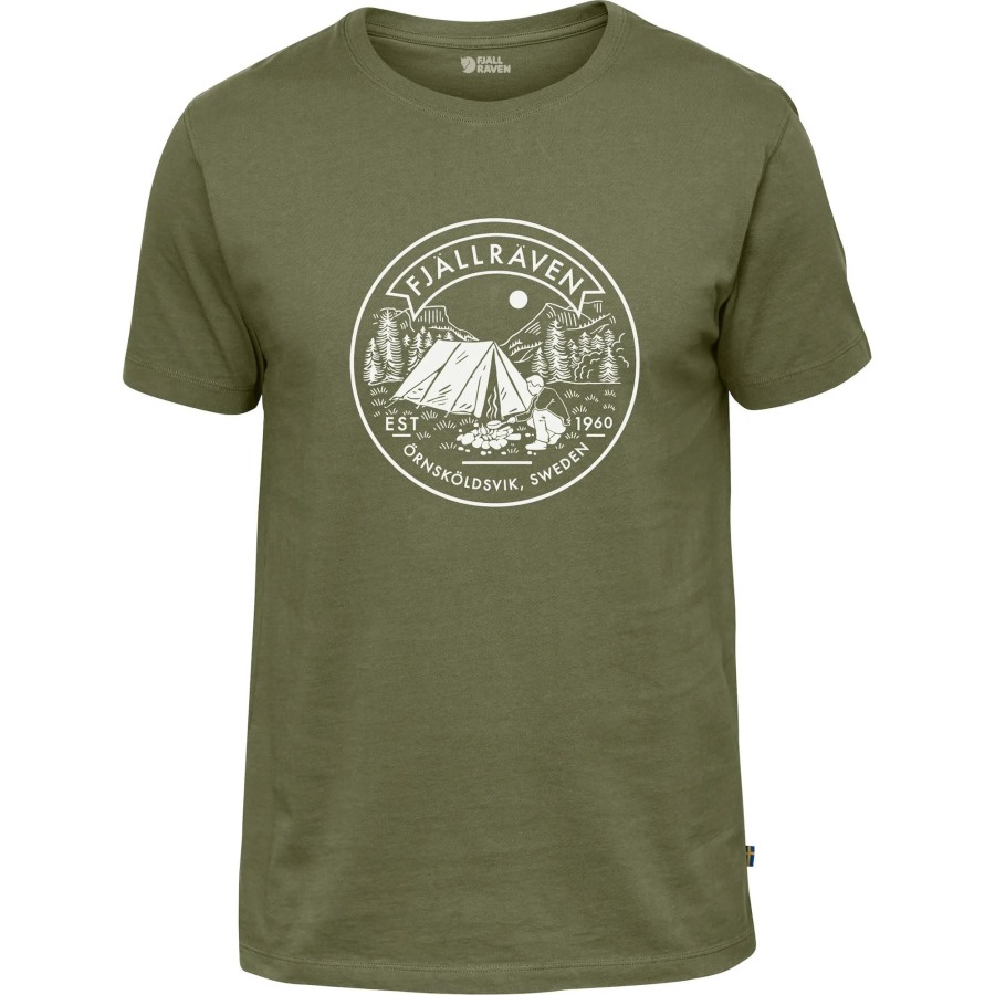 Green Lägerplats T-Shirt M Fjällräven Outlets