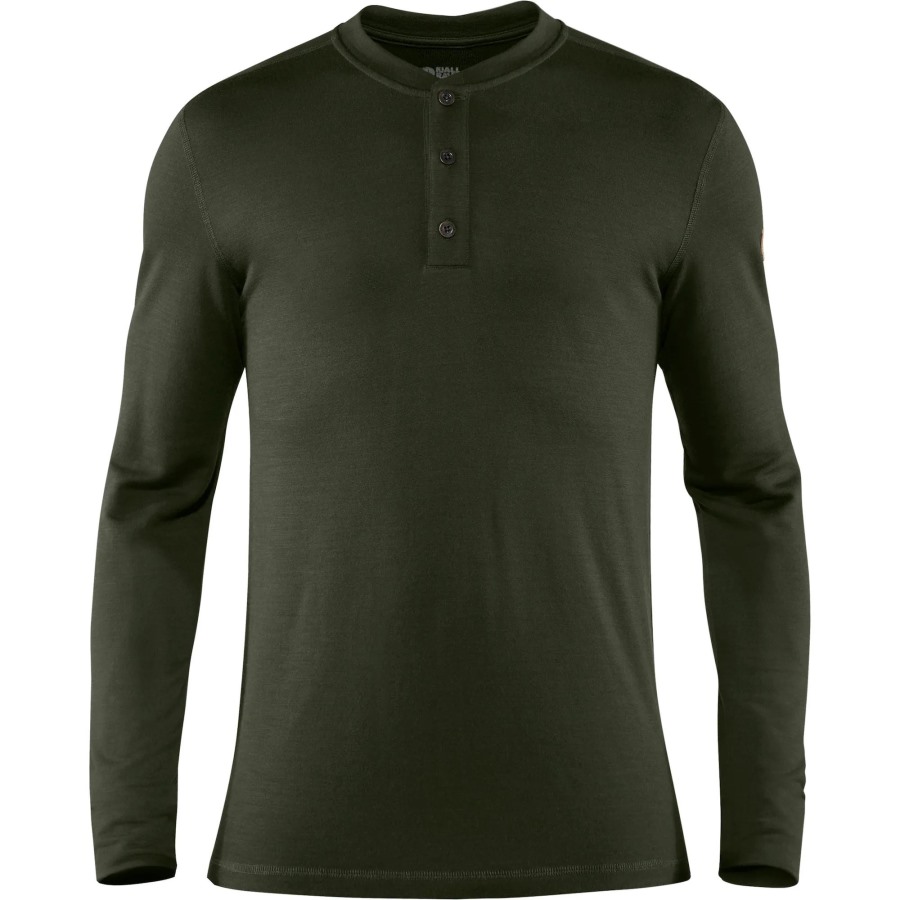 Fashion Fjällräven Outlets Deep Forest Singi Merino Henley M