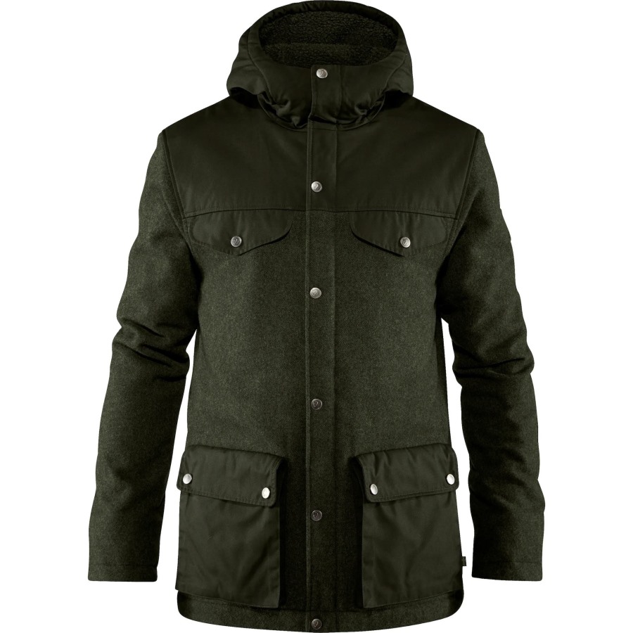 Deep Forest Greenland Re-Wool Jacket M Fjällräven Outlets