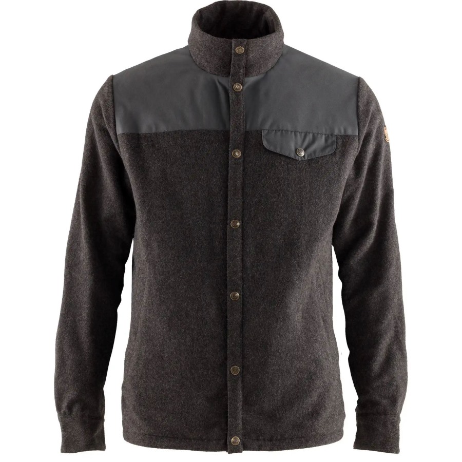 Stone Grey Canada Wool Padded Jacket M Fjällräven Outlets