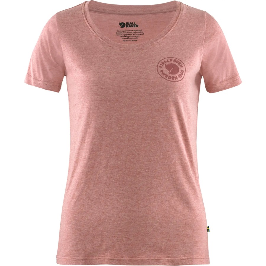Raspberry Red-Melange 1960 Logo T-Shirt W Fjällräven Outlets