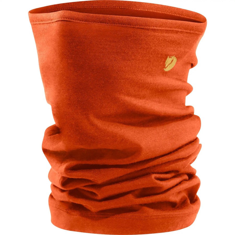 Bergtagen Neck Gaiter Hokkaido Orange Fjällräven Outlets