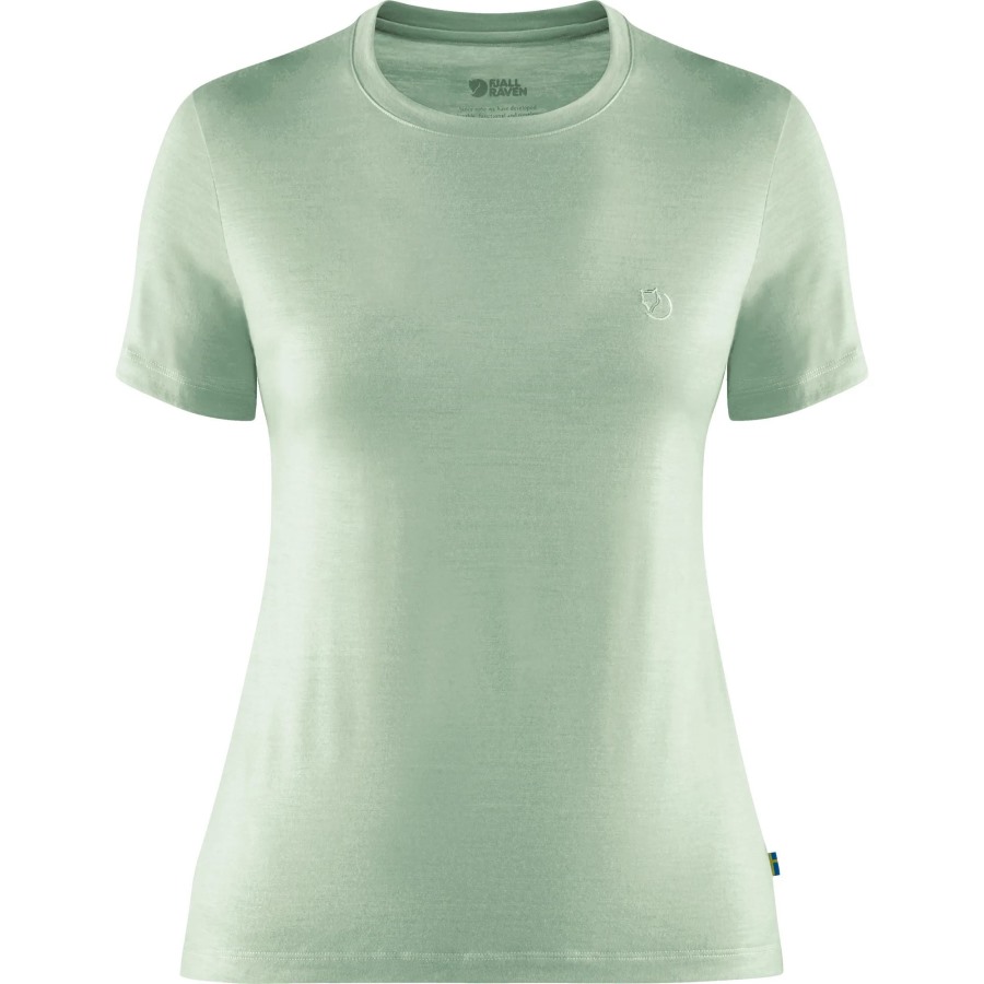 Abisko Wool Ss W Mint Green Fjällräven Outlets