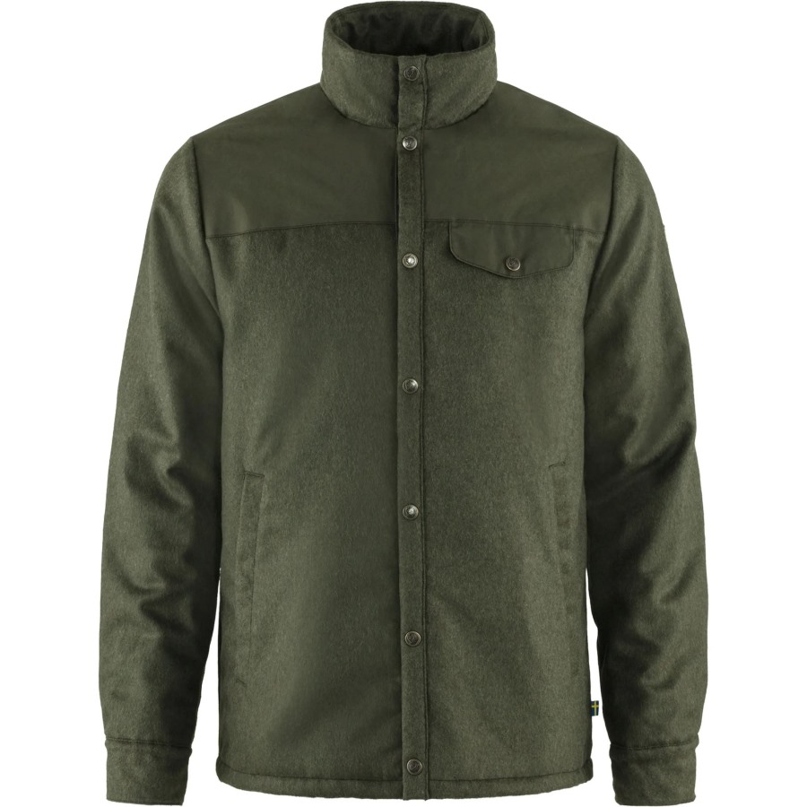 Fjällräven Outlets Canada Wool Padded Jacket M Deep Forest