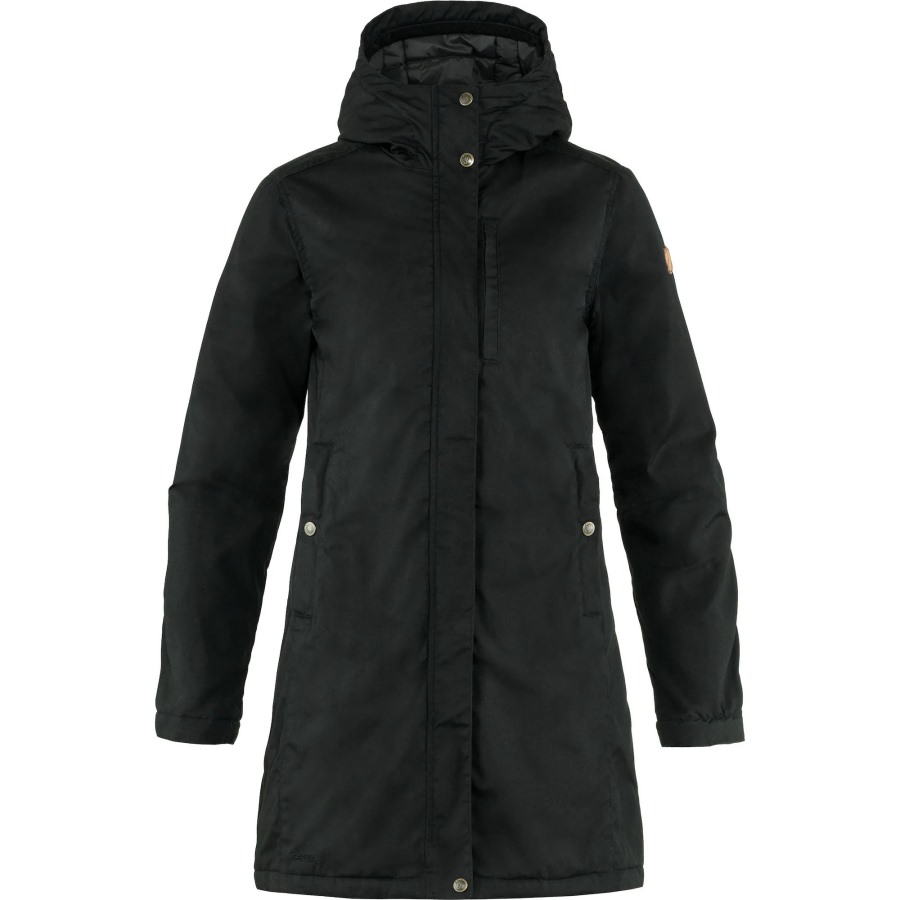 Black Kiruna Padded Parka W Fjällräven Outlets