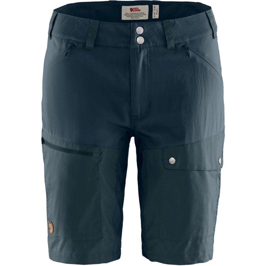 Dark Navy Fjällräven Outlets Abisko Midsummer Shorts W