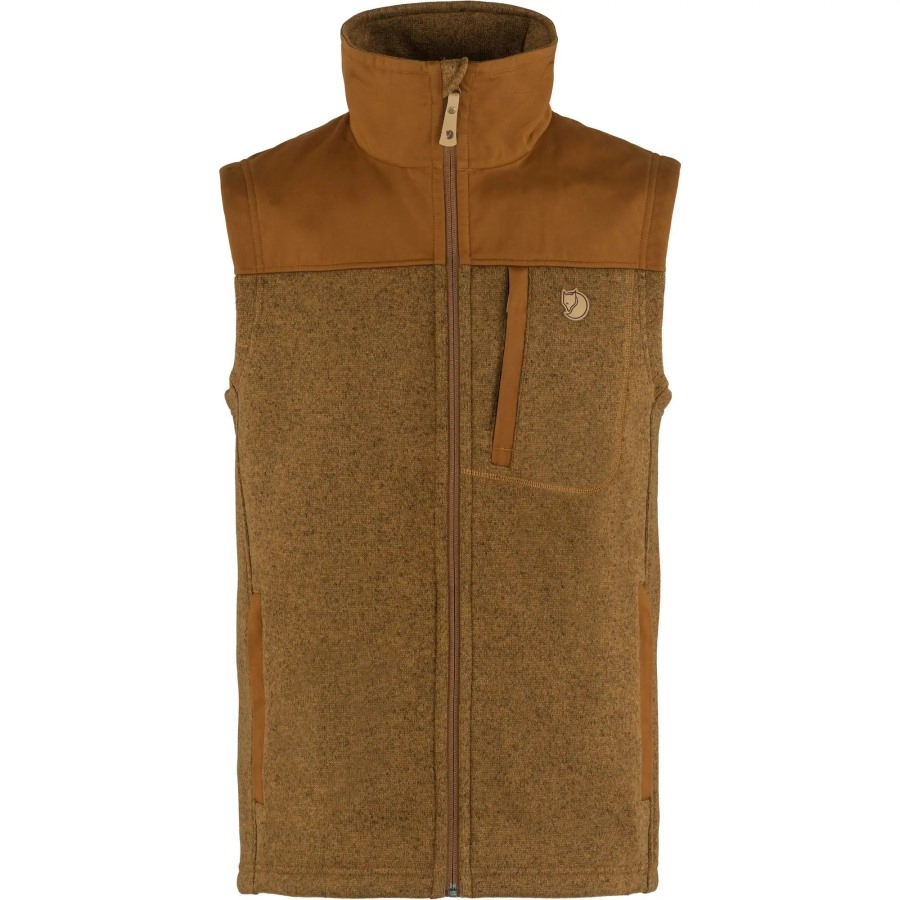 Fjällräven Outlets Buck Fleece Vest M Chestnut