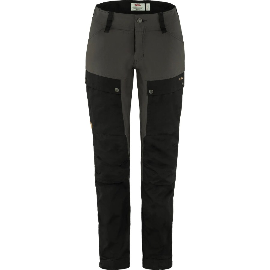 Keb Trousers W Reg Black-Stone Grey Fjällräven Outlets