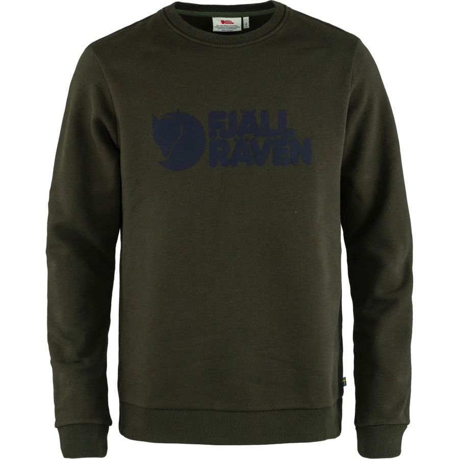 Deep Forest Fjällräven Outlets Logo Sweater M