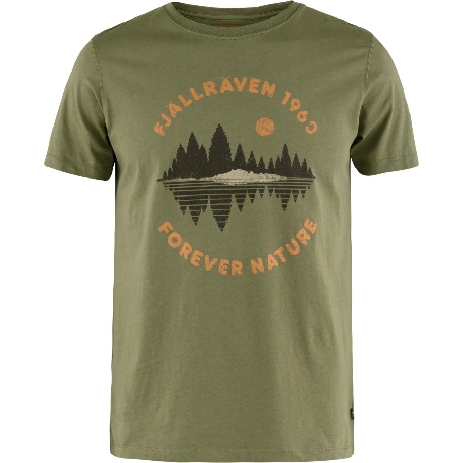 Green Fjällräven Outlets Forest Mirror T-Shirt M