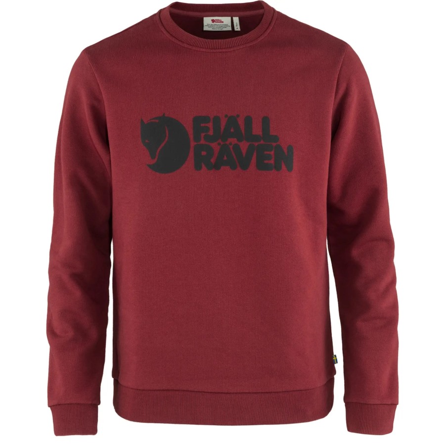 Logo Sweater M Red Oak Fjällräven Outlets