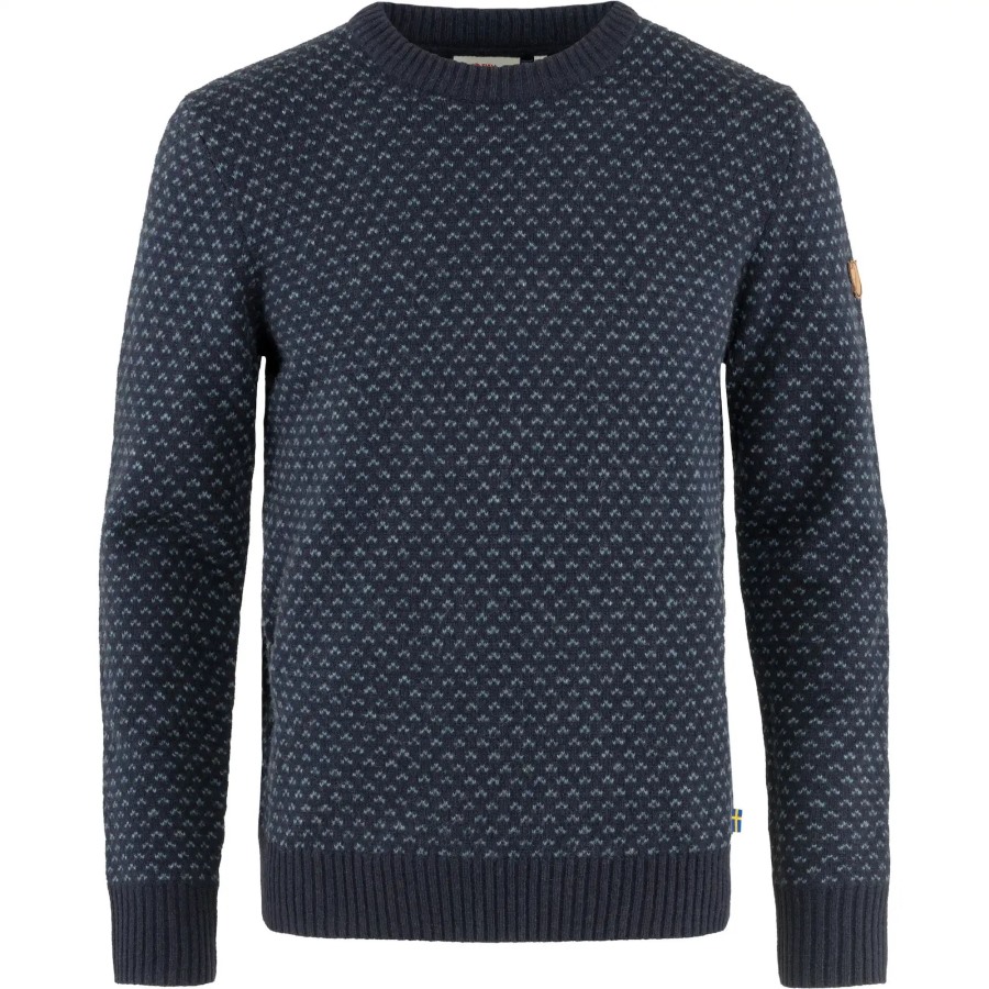 Fjällräven Outlets Övik Nordic Sweater M Dark Navy