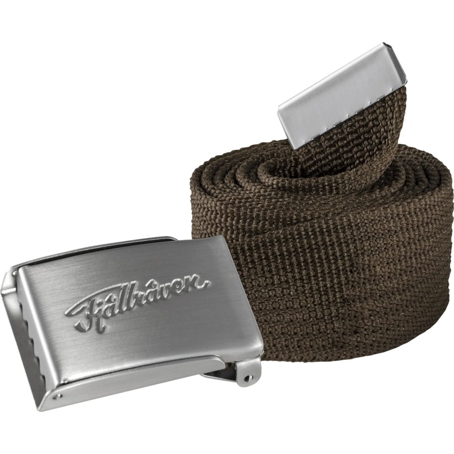 Dark Olive Fjällräven Outlets Övik Webbing Belt
