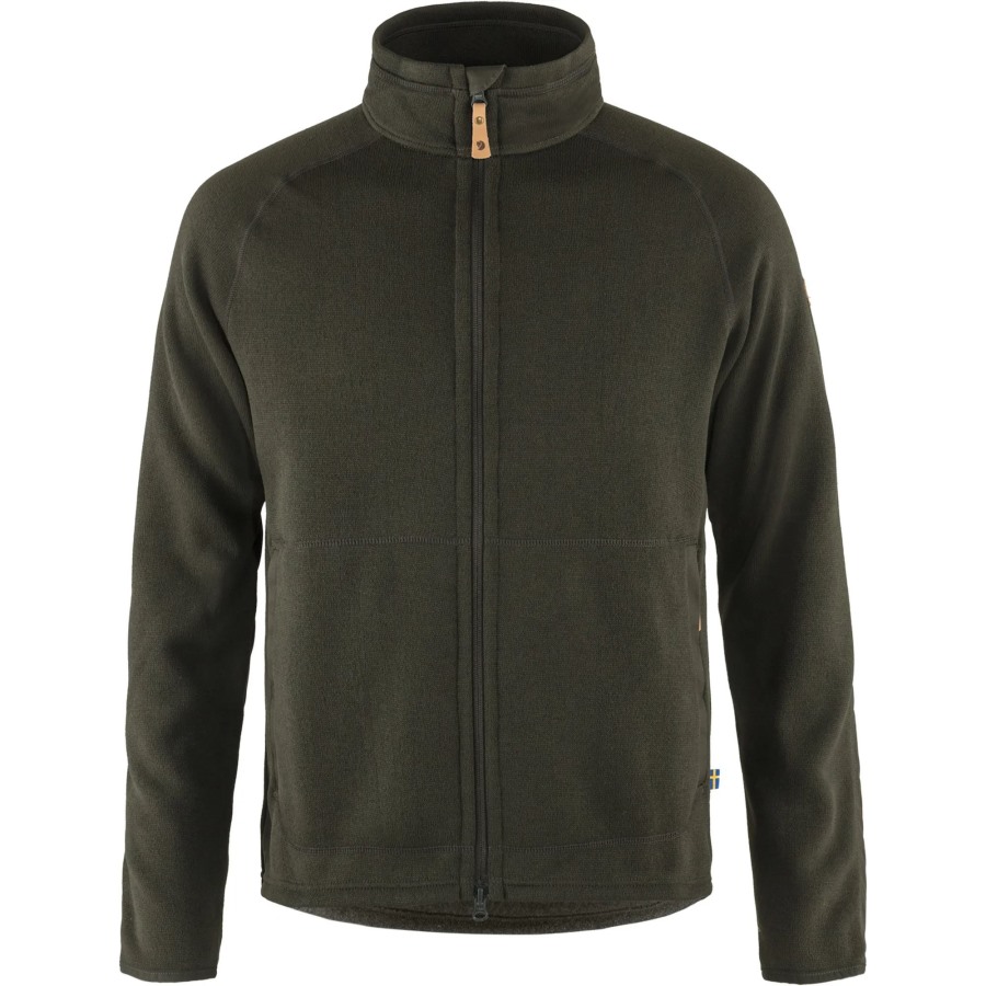 Deep Forest Övik Fleece Zip Sweater M Fjällräven Outlets