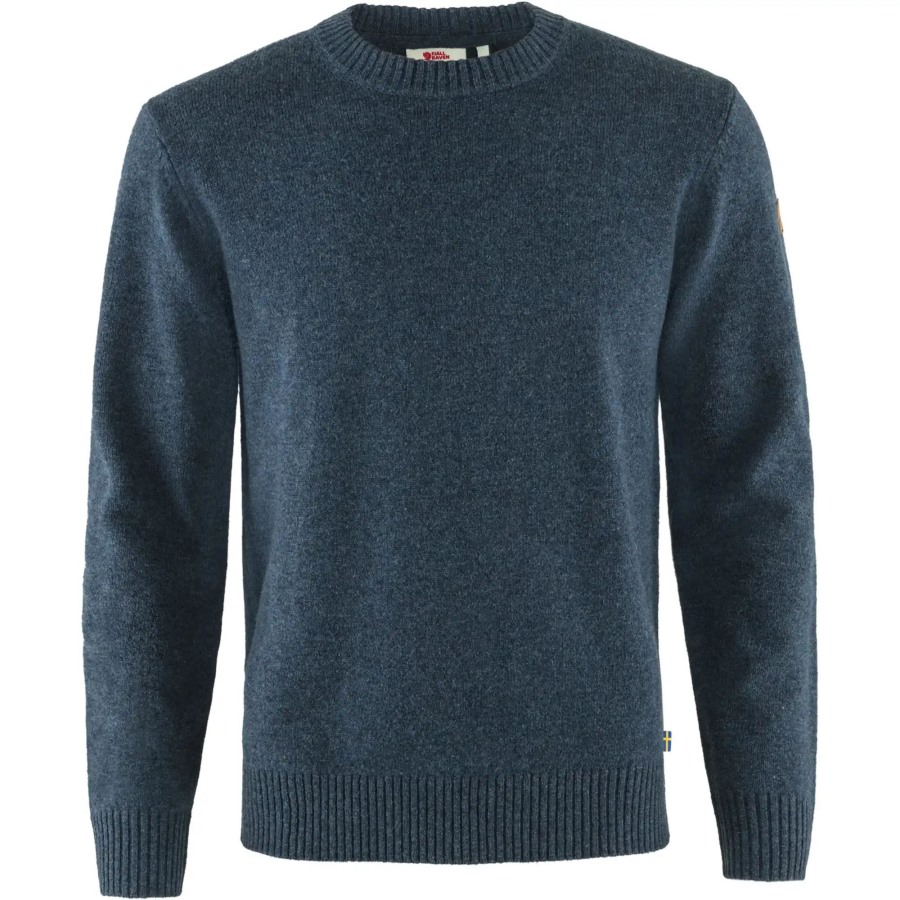 Fjällräven Outlets Navy Övik Round-Neck Sweater M