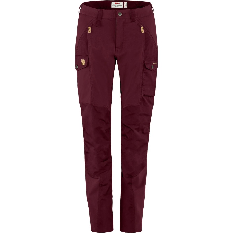Nikka Trousers W Long Dark Garnet Fjällräven Outlets