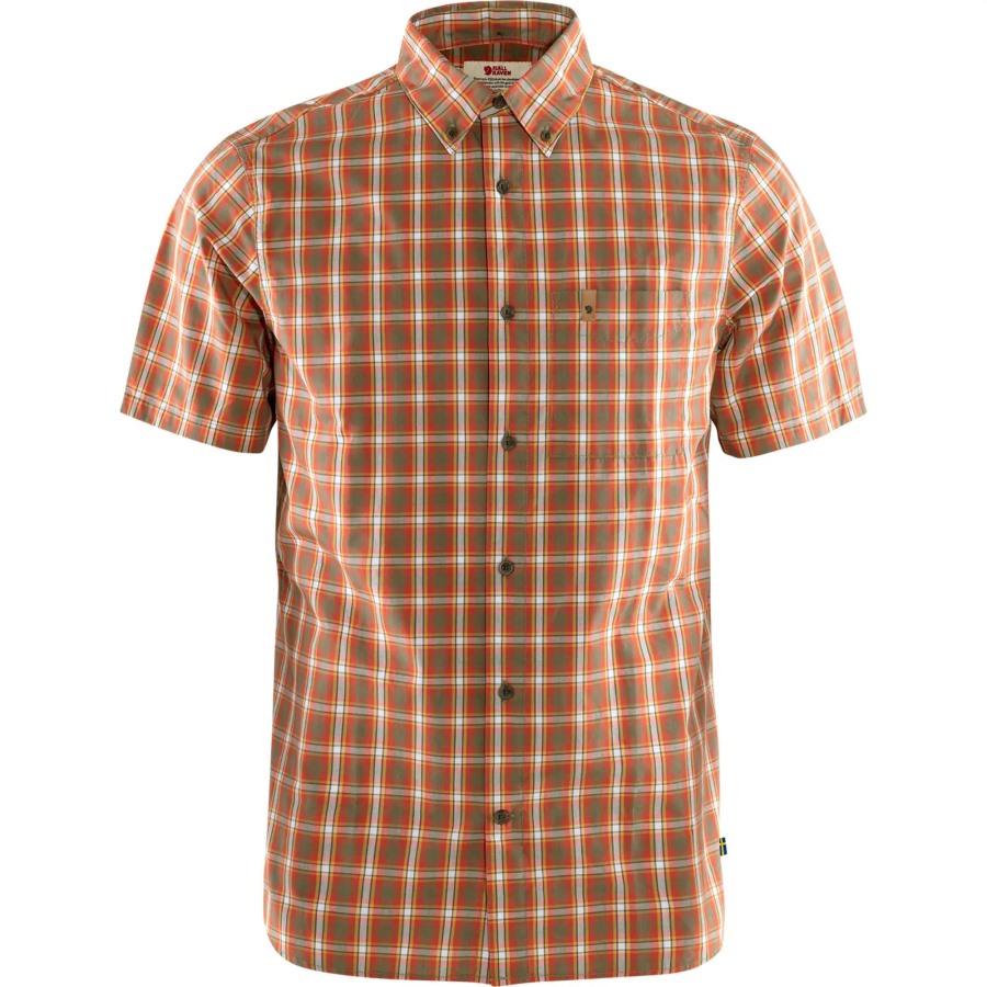 Light Olive Fjällräven Outlets Övik Shirt Ss M