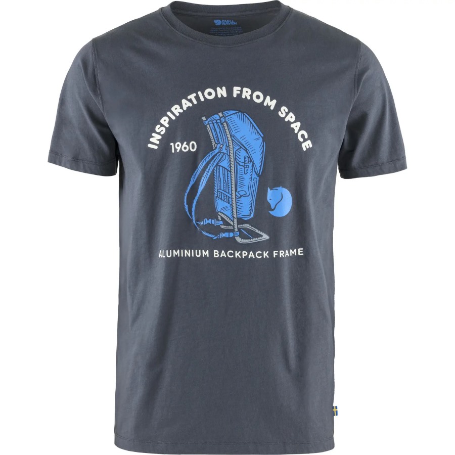 Space T-Shirt Print M Fjällräven Outlets Navy