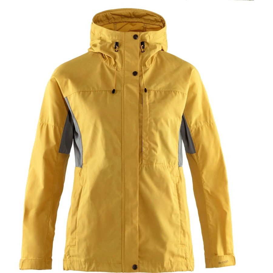 Kaipak Jacket W Fjällräven Outlets Ochre-Super Grey