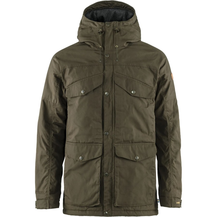 Vidda Pro Wool Padded Jacket M Fjällräven Outlets Dark Olive