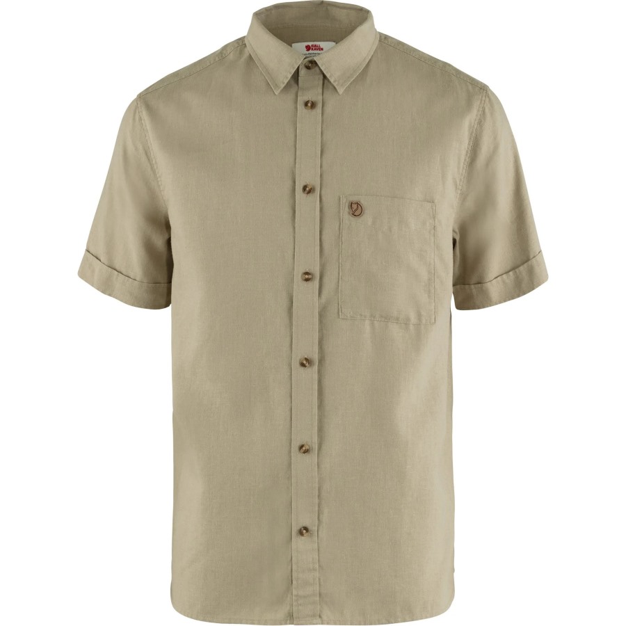 Fjällräven Outlets Övik Travel Shirt Ss M Sand Stone