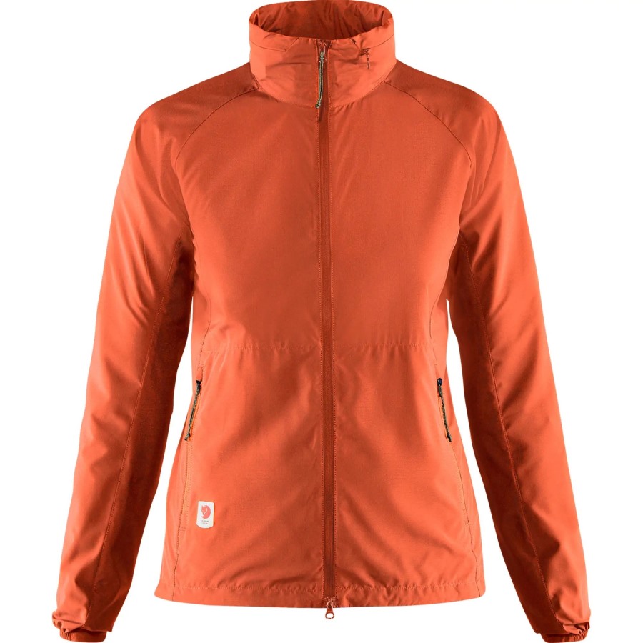 Fjällräven Outlets Rowan Red High Coast Lite Jacket W