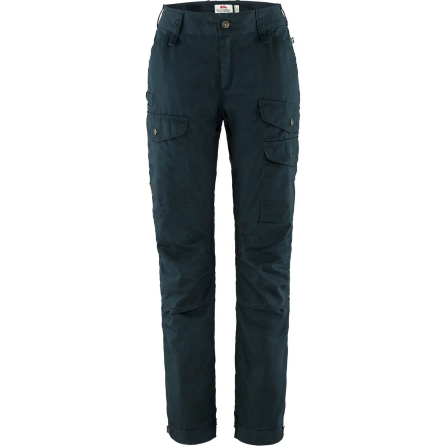 Vidda Pro Ventilated Trousers W Reg Fjällräven Outlets Dark Navy