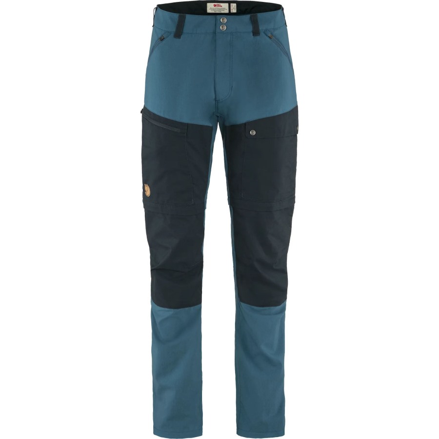 Fashion Fjällräven Outlets Indigo Blue-Dark Navy Abisko Midsummer Zip Off Trousers M Long