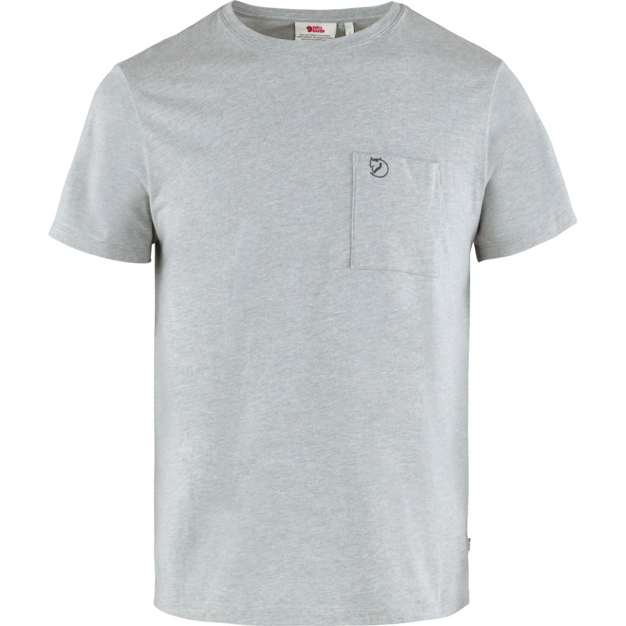 Övik T-Shirt M Fjällräven Outlets Grey-Melange